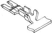 964101-2 AMP Flachstecker