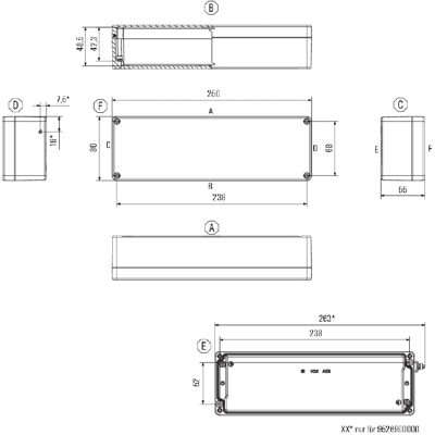 9529180000 Weidmüller General Purpose Enclosures Image 2