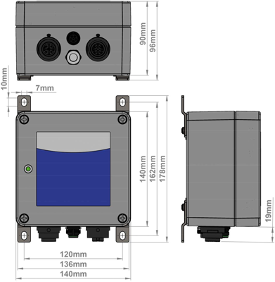 UPSI-1208IP-11U Bicker Elektronik USV Bild 3