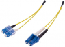 LWL-Duplex-Patchkabel, SC auf LC, 2 m, G657A1, Singlemode 9/125 µm