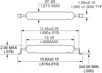 MDSM-10B-15-20 Littelfuse Näherungsschalter, Reedschalter Bild 2