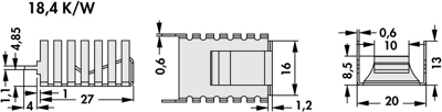 10035027 Fischer Elektronik Kühlkörper