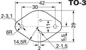 10007655 Fischer Elektronik Mounting pads