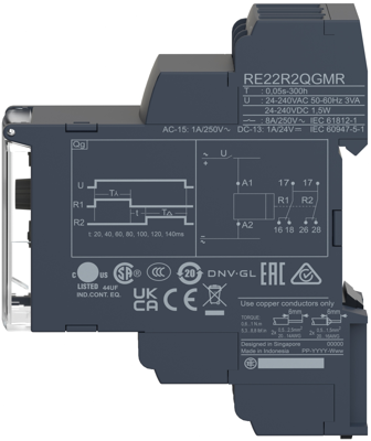 RE22R2QGMR Schneider Electric Time Relays Image 2