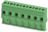 Buchsenleiste, 7-polig, RM 7.62 mm, gerade, grün, 1832578