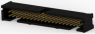 Stiftleiste, 40-polig, RM 2.54 mm, gerade, schwarz, 5103308-8