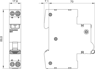 5SV1316-6KK16 Siemens FI Circuit Breakers Image 2