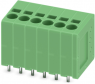 Leiterplattenklemme, 6-polig, RM 3.5 mm, 0,2-1,5 mm², 17.5 A, Federklemmanschluss, grün, 1990892
