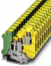 Schutzleiter-Reihenklemme, Schraubanschluss, 0,5-16 mm², 3-polig, 8 kV, gelb/grün, 3001433