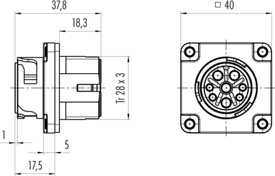 09 6503 000 08 binder Other Circular Connectors Image 2