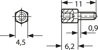 09670009972 Harting Zubehör für D-Sub Steckverbinder, USB Steckverbinder, PC Steckverbinder Bild 2