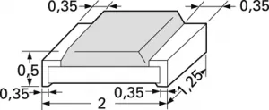 RC0805FR-070RL Yageo SMD Widerstände