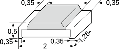 RC0805FR-071K05L Yageo SMD Widerstände