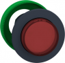 Frontelement, beleuchtbar, rastend, Bund rund, rot, Einbau-Ø 30.5 mm, ZB5FH43