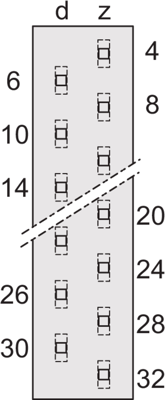 69001-860 SCHROFF Steckverbindersysteme