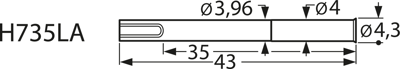 H735LA Feinmetall Zubehör für Prüfstifte