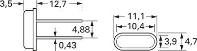 Q- 10,240000M-HC49US-F-30-30-D-32 Auris Quarze