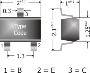 BC857BW Diotec Bipolar Transistoren