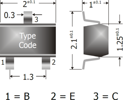 BC848BW Diotec Bipolar Transistoren