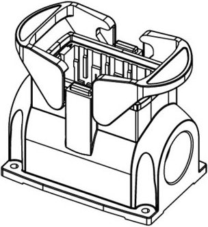 19412100232 Harting Gehäuse für schwere Steckverbinder