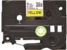 Schriftbandkassette, 6 mm, Band gelb, Schrift schwarz, 8 m, TZE-FX611