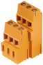 Leiterplattenklemme, 10-polig, RM 5.08 mm, 0,2-2,5 mm², 15 A, Schraubanschluss, orange, 1769270000