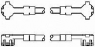 Koaxialkabel, SSMT-Buchse (abgewinkelt) auf SSMT-Buchse (abgewinkelt), 50 Ω, Tülle blau, 300 mm, 1064533-1