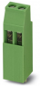 Leiterplattenklemme, 2-polig, RM 5.08 mm, 0,2-4,0 mm², 24 A, Schraubanschluss, grün, 1723182
