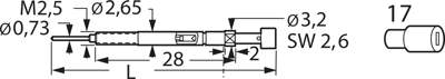 F88617B300G350SM Feinmetall Prüfstifte Bild 3