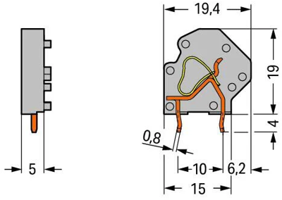 745-3808 WAGO PCB Terminal Blocks Image 2