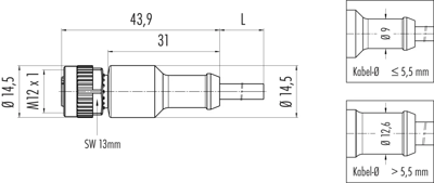 77 3430 0000 70003-0200 binder Sensor-Actuator Cables Image 2