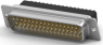 D-Sub Stecker, 50-polig, Standard, bestückt, gerade, Einlötstift, 5745414-1