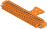 Buchsenleiste, 17-polig, RM 3.81 mm, gerade, orange, 1236700000