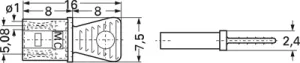 24.0050-23 Stäubli Electrical Connectors Kurzschlussstecker