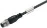 Sensor-Aktor Kabel, M12-Kabelstecker, gerade auf offenes Ende, 4-polig, 5 m, PUR, schwarz, 4 A, 9456100500