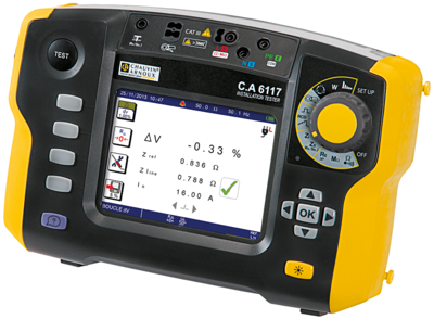 C.A 6117 + DATAVIEW Chauvin Arnoux Installationstester, Isolationsmessgeräte Bild 1