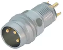 Einbaustecker, M8, 4-polig, Lötanschluss, Snap-in/Schraubverriegelung, gerade, 09 3415 00 04