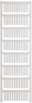 Polyamid Kabelmarkierer, beschriftbar, (B x H) 23 x 4 mm, weiß, 1428480000