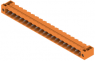 Stiftleiste, 19-polig, RM 5.08 mm, abgewinkelt, orange, 1149180000