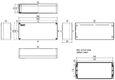 1306100000 Weidmüller General Purpose Enclosures Image 2