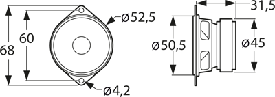 FRS 5 8 OHM VISATON Akustische Signalgeber Bild 2