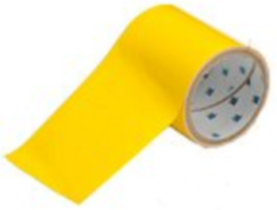 YELLOW FLOOR TAPE 101,6 X 30 Brady Prüfplaketten, Schilder und Bänder