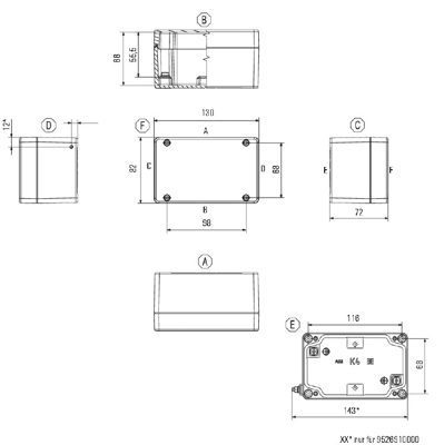 1937890000 Weidmüller General Purpose Enclosures Image 2