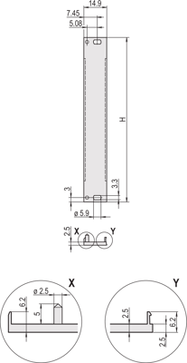 30849-004 SCHROFF Gehäusezubehör