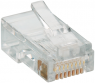 Stecker, RJ45, 8-polig, 8P8C, Cat 3, Schneidklemmanschluss, Kabelmontage, P 129