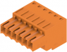Buchsenleiste, 6-polig, RM 3.5 mm, gerade, orange, 1690230000
