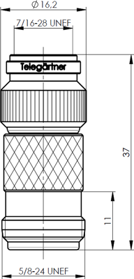 100123518 Telegärtner Koaxial Adapter