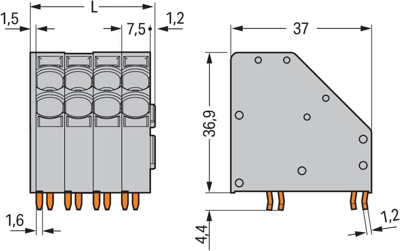 746-2302 WAGO PCB Terminal Blocks Image 2