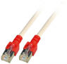 Crossover-Patchkabel, RJ45-Stecker, gerade auf RJ45-Stecker, gerade, Cat 5e, SF/UTP, PVC, 2 m, grau