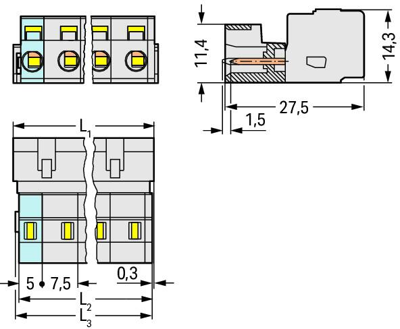 723-606 WAGO PCB Connection Systems Image 2